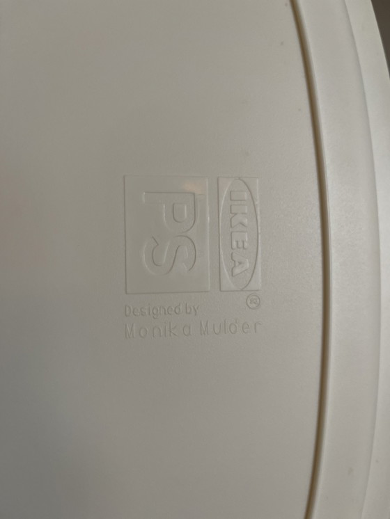 Image 1 of IKEA PS Wagen / Servierwagen von Monika Mulder, mit weißen Tabletts