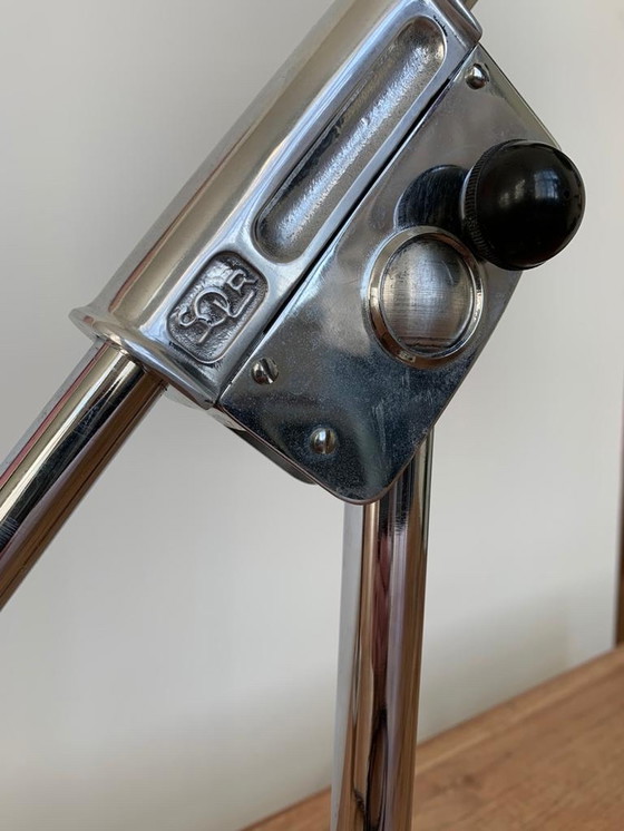 Image 1 of Industrielle Schreibtischlampe von Ferdinand Solère