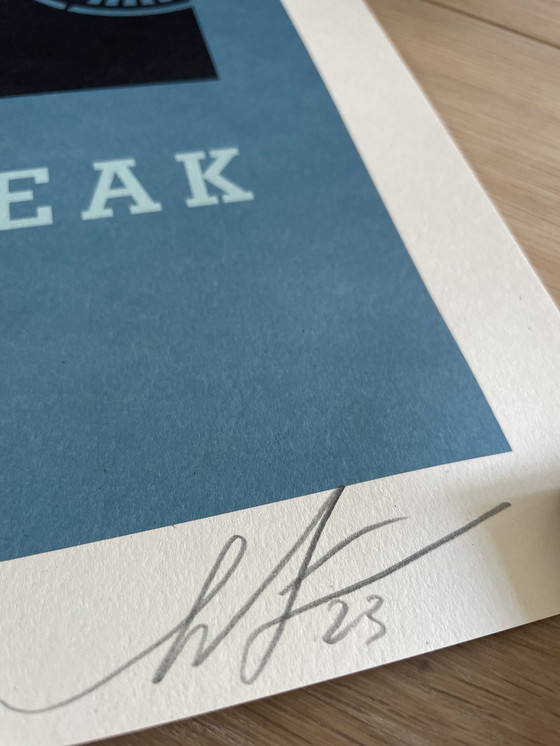 Image 1 of Peace is Radical, unterzeichnet und datiert von Shepard Fairey (OBEY)