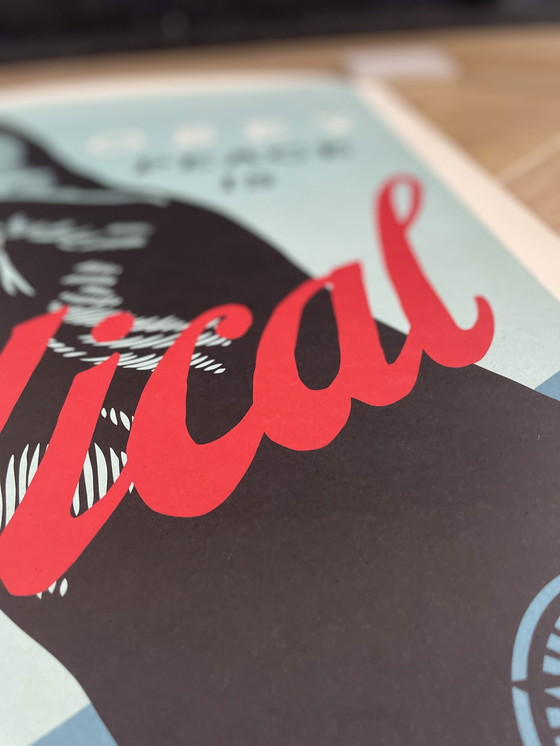 Image 1 of Peace is Radical, unterzeichnet und datiert von Shepard Fairey (OBEY)