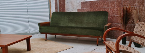 Image 1 of Mid Century Sofa | Vintage - Schlafsofa