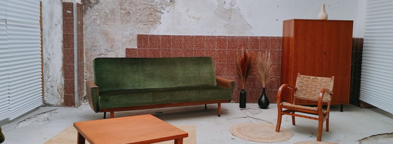 Image 1 of Mid Century Sofa | Vintage - Schlafsofa