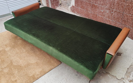 Image 1 of Mid Century Sofa | Vintage - Schlafsofa