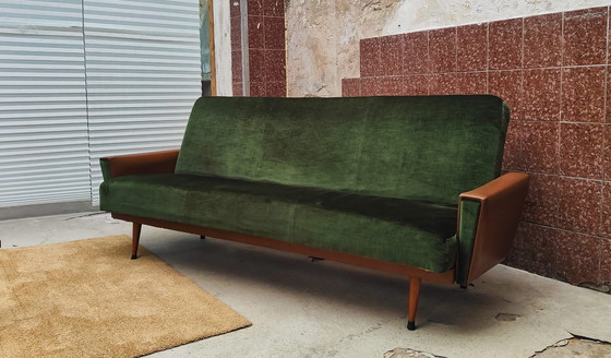Image 1 of Mid Century Sofa | Vintage - Schlafsofa