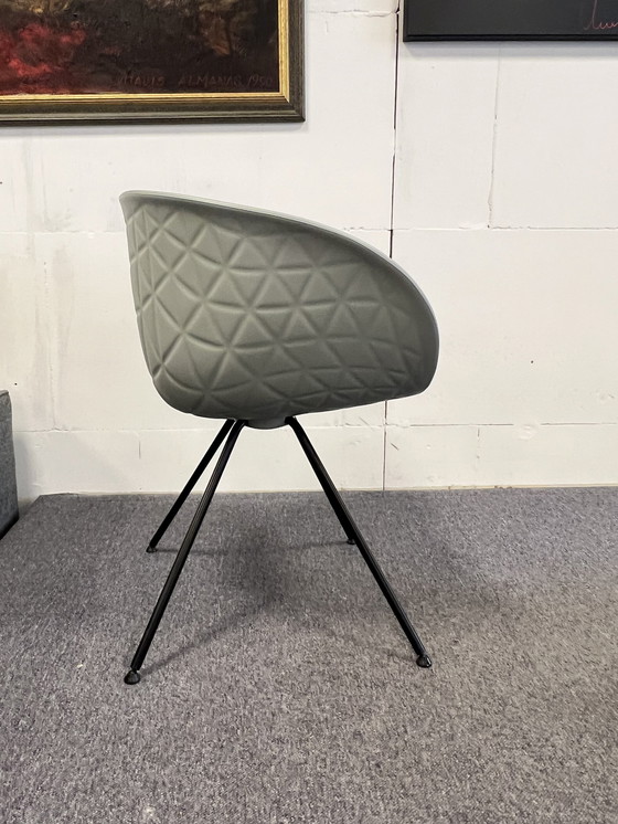 Image 1 of 4 Tonon Struktur Esszimmerstühle Grau