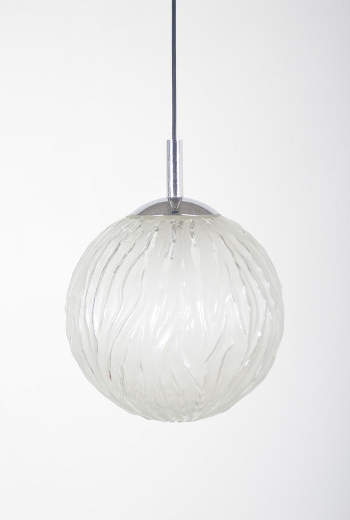 Globus-Hängelampe aus der Mid-century