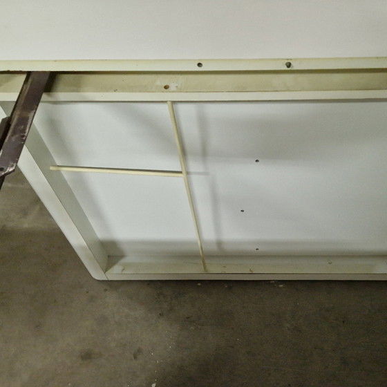 Image 1 of Postmoderner ausziehbarer Esstisch, Niederlande 1970er Jahre