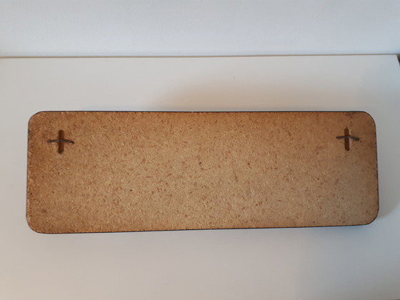 Image 1 of Ockergelber Vintage-Garderobenständer aus den 50er Jahren