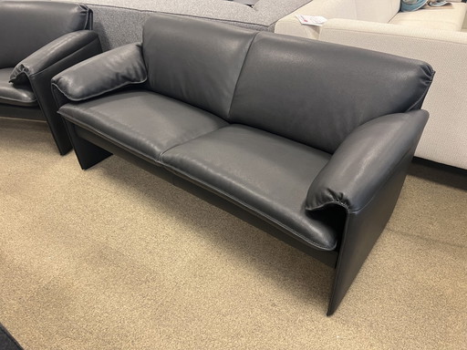 Leolux Bora Bora 2,5-Sitzer-Sofa schwarz