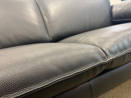 Image 1 of Leolux Bora Bora 2,5-Sitzer-Sofa schwarz