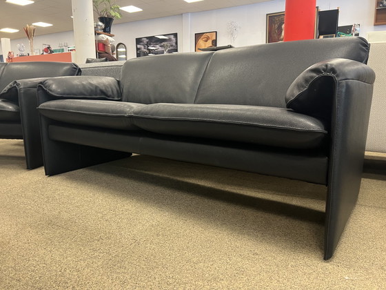 Image 1 of Leolux Bora Bora 2,5-Sitzer-Sofa schwarz