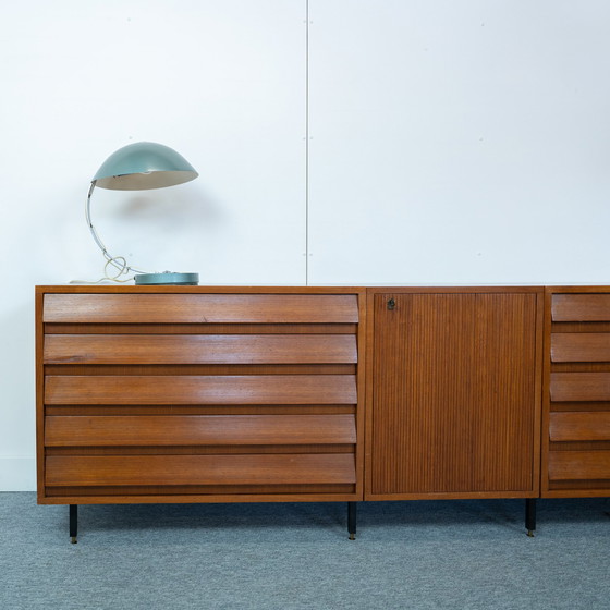 Image 1 of Modernes italienisches Sideboard aus Teakholz der Mitte des Jahrhunderts