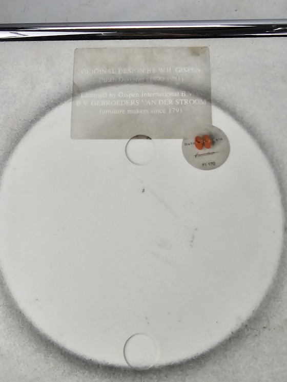 Image 1 of Gebr. van der stroom Dutch Originals Gipsklassiker Gispen Beistelltische