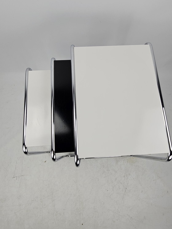 Image 1 of Gebr. van der stroom Dutch Originals Gipsklassiker Gispen Beistelltische