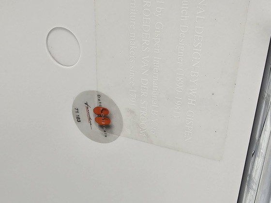 Image 1 of Gebr. van der stroom Dutch Originals Gipsklassiker Gispen Beistelltische