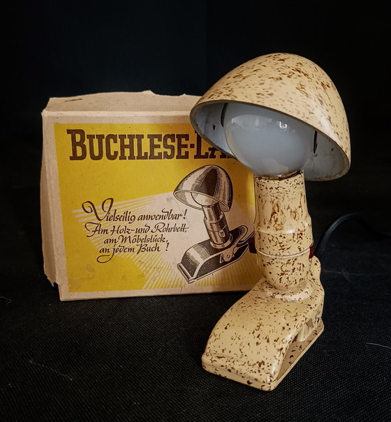 Image 1 of Hergil-Buchleselampe mit gesprenkeltem Motiv in Originalverpackung