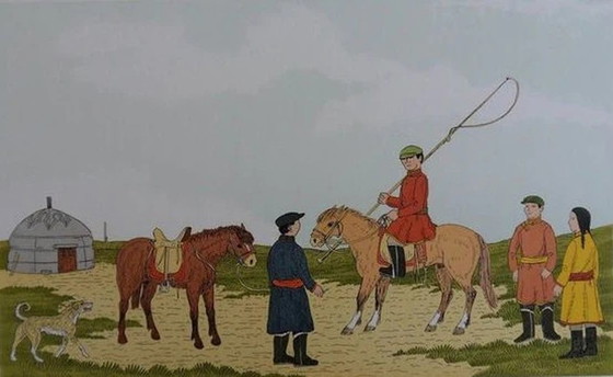 Image 1 of Vincent Haddelsey----Pferde in der Mongolei