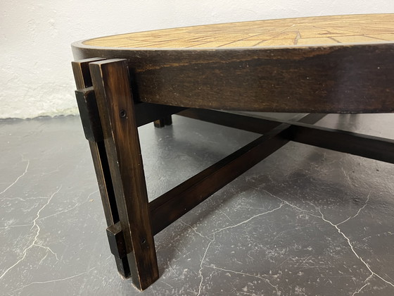 Image 1 of Roger Capron Brutalist Couchtisch aus Keramik