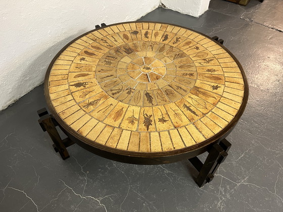 Image 1 of Roger Capron Brutalist Couchtisch aus Keramik