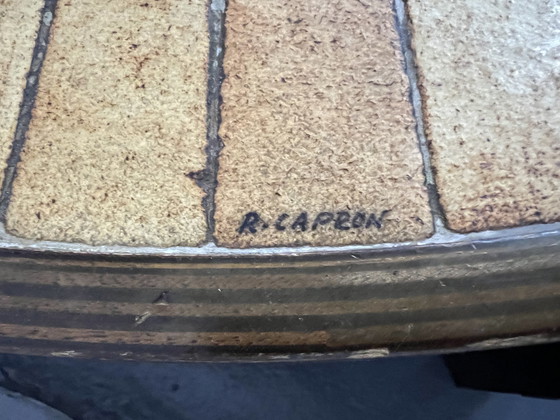 Image 1 of Roger Capron Brutalist Couchtisch aus Keramik