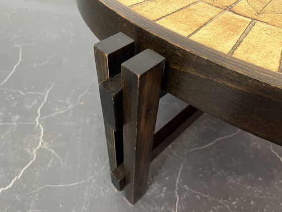 Image 1 of Roger Capron Brutalist Couchtisch aus Keramik
