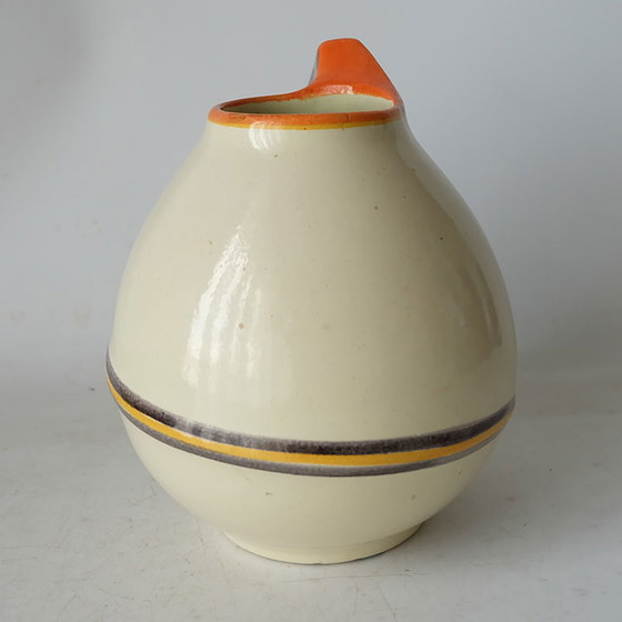 Image 1 of Kennemer Pottery Velsen - Art Deco, dekorierter Keramikkrug