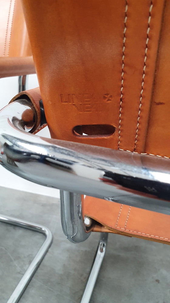 Image 1 of 4x Cognac Tuigleer Mart Stam Linea Veam Jahrgang 70er Jahre