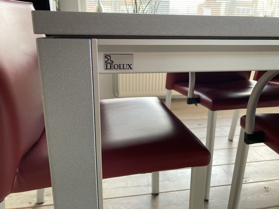 Image 1 of Leolux Myto Izaki Serie Tisch mit 6 Stühlen