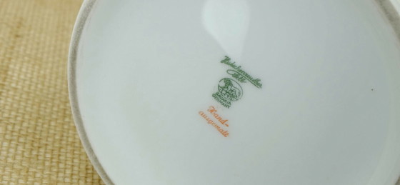 Image 1 of riesige Porzellanvase Hutschenreuther 1950er Jahre handbemalte mediterrane Stadt