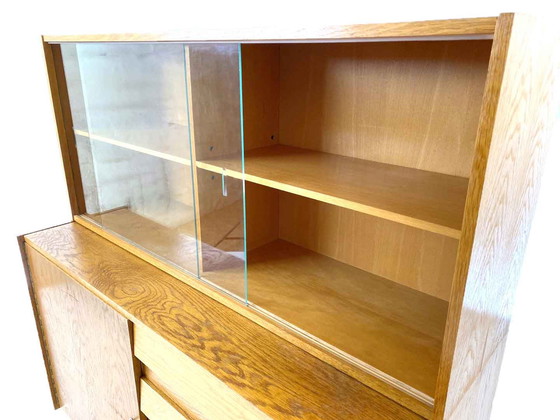 Image 1 of Vintage Jirí Jiroutek U-458 Schrank mit Vitrine