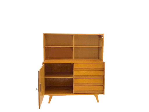 Vintage Jirí Jiroutek U-458 Schrank mit Vitrine