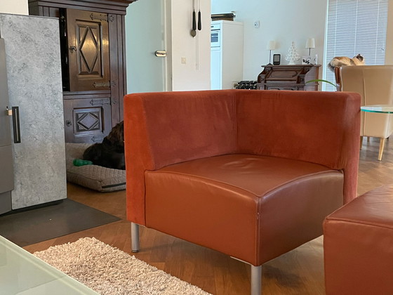 Image 1 of Montel Sofa und 2 Stühle Leder