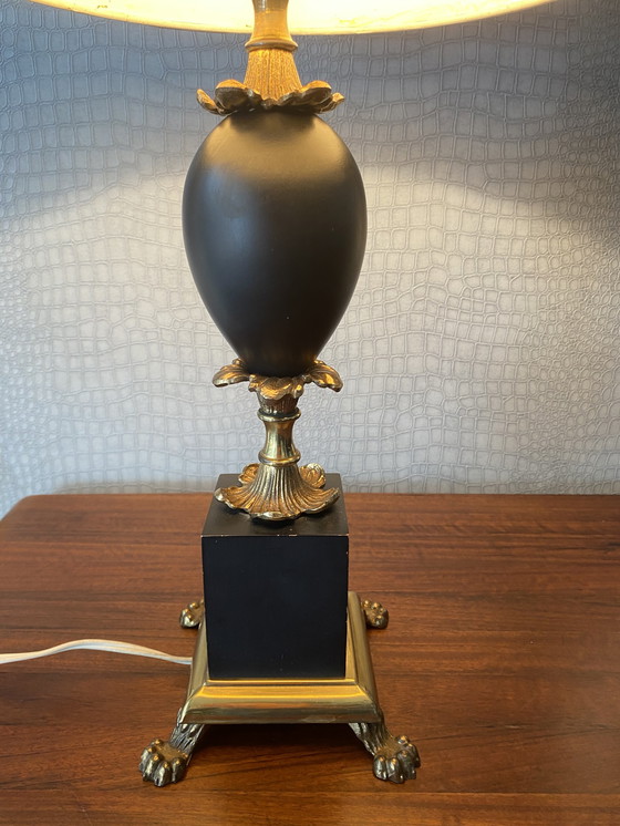 Image 1 of Hollywood Regency Tischlampe.