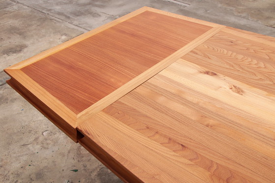 Image 1 of Großer Esstisch oder Konferenztisch im Stil von Pierre Chapo, 1960, Frankreich