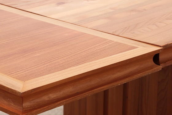 Image 1 of Großer Esstisch oder Konferenztisch im Stil von Pierre Chapo, 1960, Frankreich