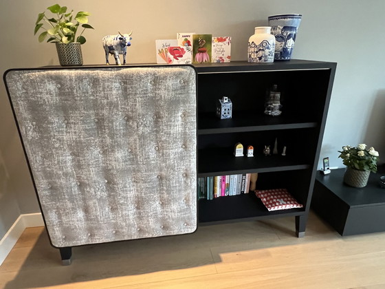 Image 1 of Halbhoher Schrank Gervasoni Brick 67 mit Schiebetür aus Stoff