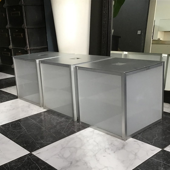 Image 1 of 3 Square Lantern Designlampe von José A. Gandía-Blasco