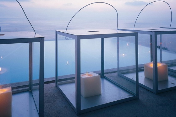 Image 1 of 3 Square Lantern Designlampe von José A. Gandía-Blasco