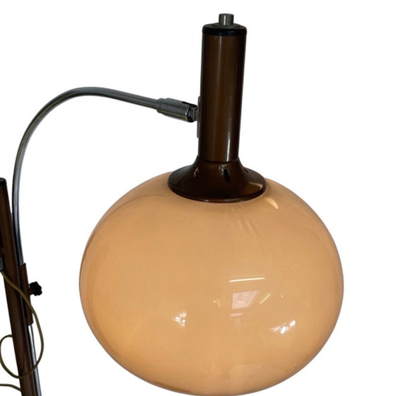 Image 1 of Dijkstra – Seltenes Modell – Space Age Design / MCM Stehlampe mit zwei Schirmen