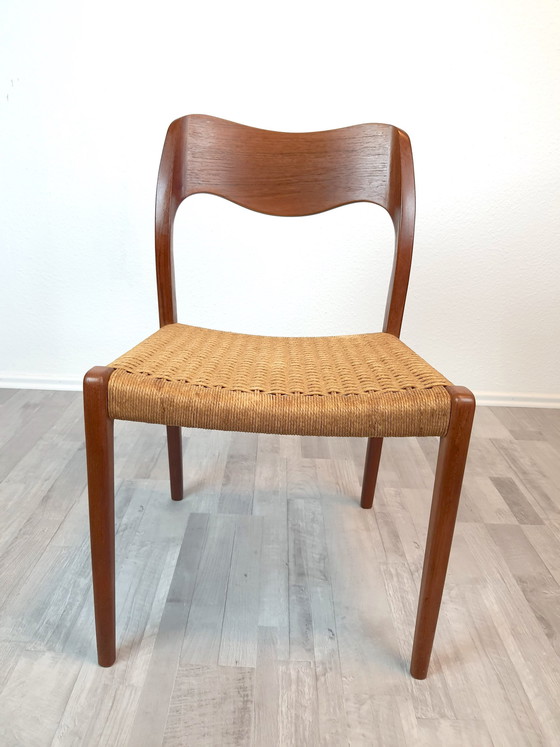 Image 1 of Møller 71 Stuhl Teak Danish Design Dänisch Möller Vintage