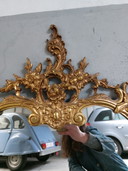 Vergoldeter Spiegel Barock-Rokoko