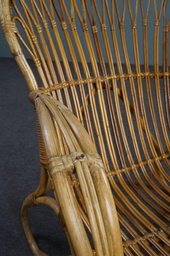 Image 1 of Rattan Dutch Design Belse 8 Sessel, 1950