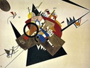 Wassily Kandinsky - Schwarzes Dreieck - Kleurenoffset - litho