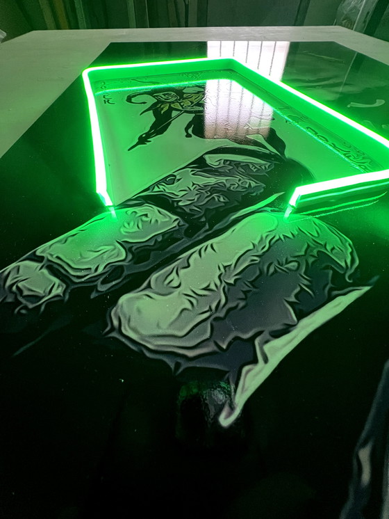 Image 1 of LedMansion Joker Card PopArt Wall Kunst LED-Lampe