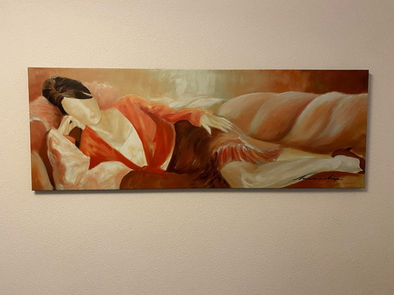 Image 1 of Siebdruck auf Leinwand von Marion Nap