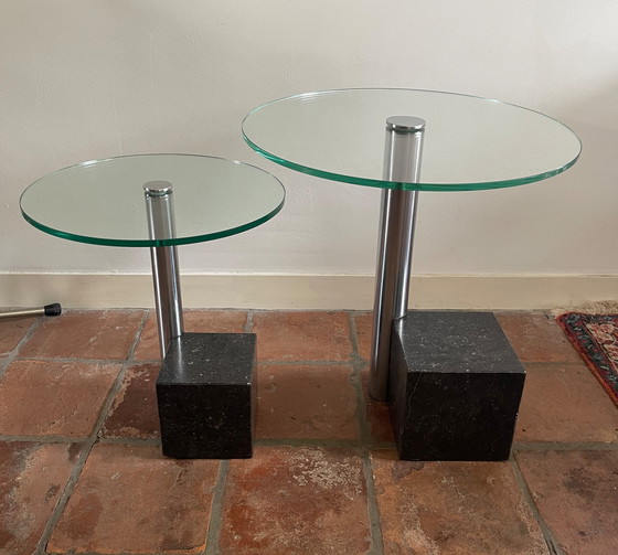 Image 1 of 2x Hank Kwint für Metaform Beistelltisch