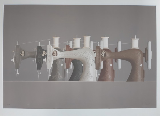Image 1 of Frédéric Vidalens - Machines à coudre - signiert