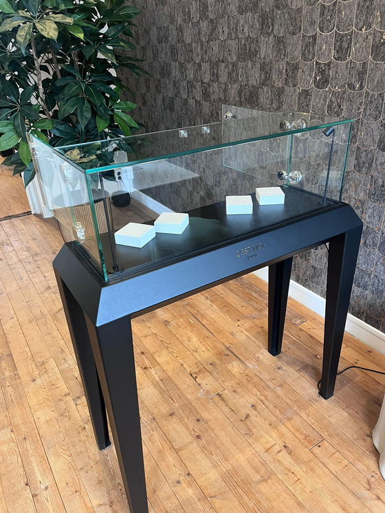 Image 1 of 2x Vitrine mit Verbundglas