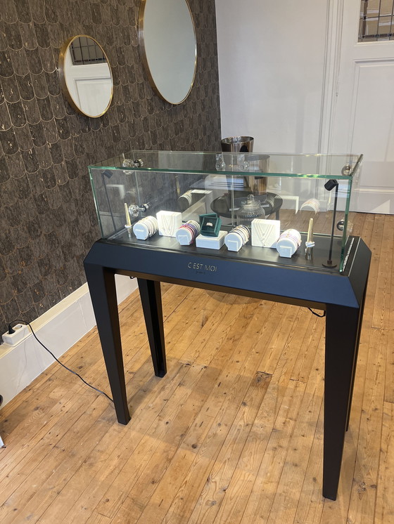 Image 1 of 2x Vitrine mit Verbundglas