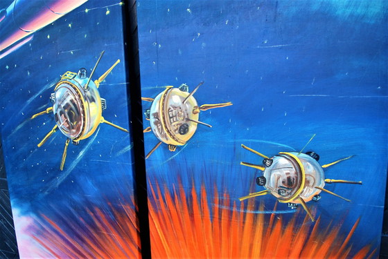 Image 1 of Space Age Raumfahrt Wandobjekt